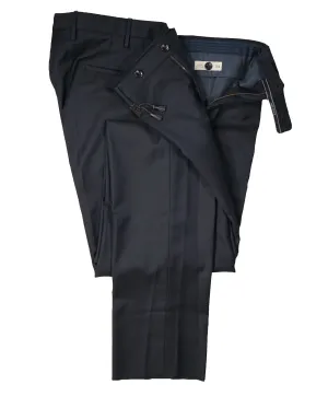 INCOTEX - Logo Tassel Navy Dress Pants Slim Fit Super 100’s - 37W