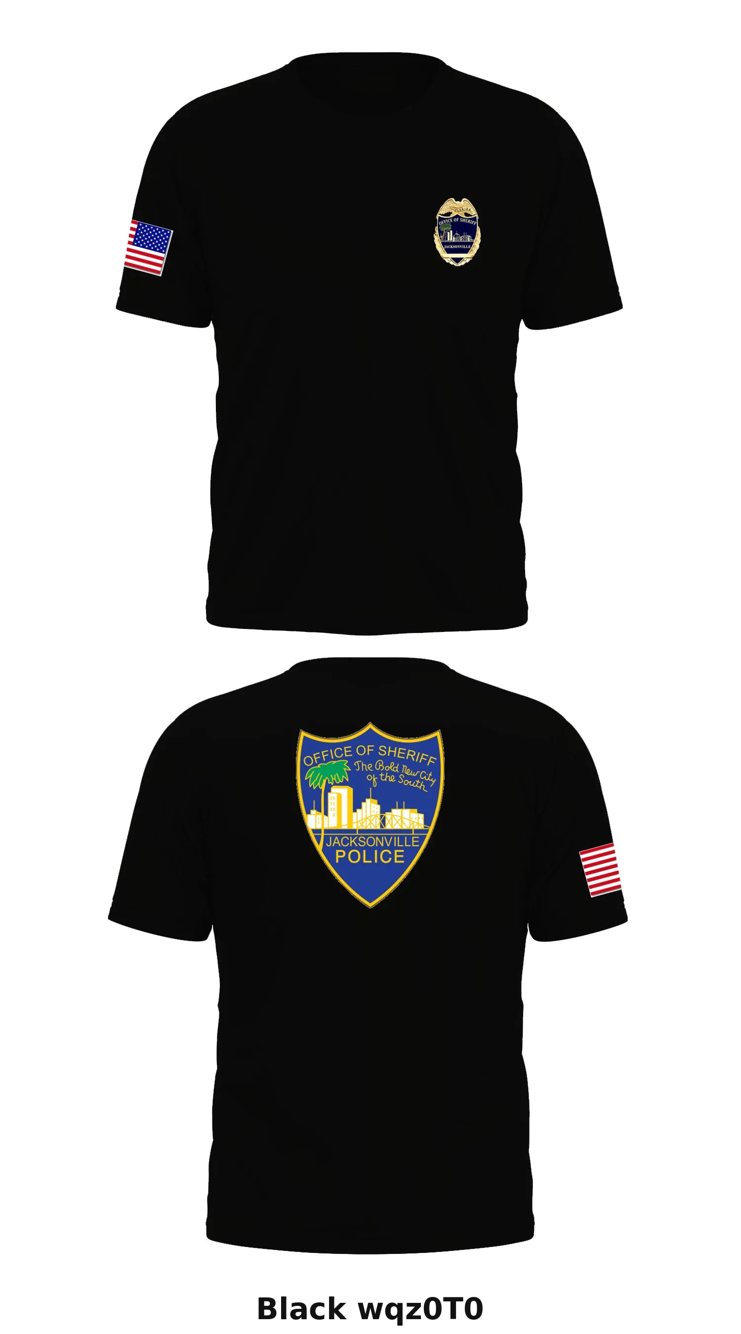 Jacksonville Sheriff’s Office Store 1 Core Men's SS Performance Tee - wqz0T0