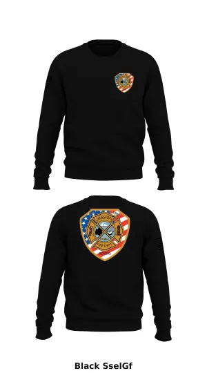 Jamesport Fire Department  Store 1 Core Men's Crewneck Performance Sweatshirt - SselGf