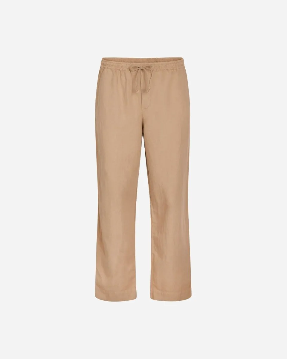 Jens Linen Pant - Sand