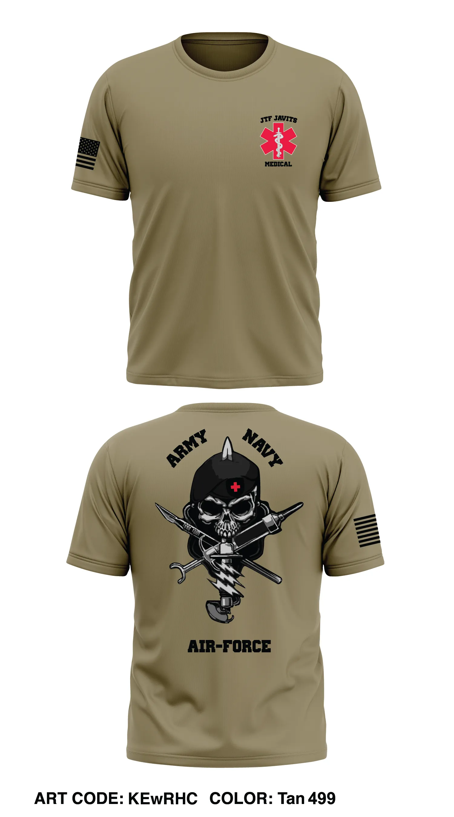 JTF Javits Medical Store 1 Core Men's SS Performance Tee - KEwRHC
