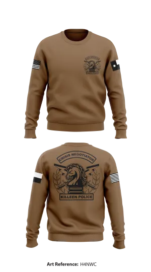 Killeen police Department Store 1 Core Men's Crewneck Performance Sweatshirt - kh4nWC