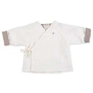 Kimono Flannel Jacket - Snow
