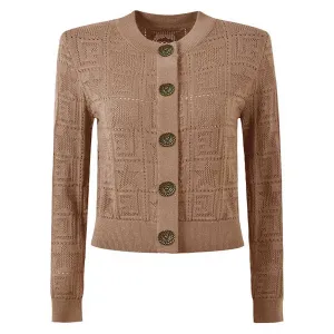 Knit Crop Top Khaki Cardigan   Midi Dress Set Two Pieces Dress Suit