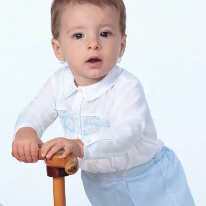 Light Blue Short Suit