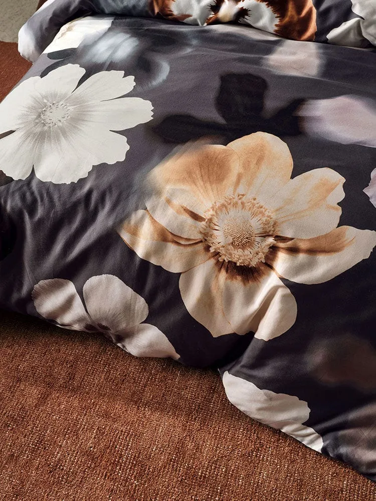 Linen House Black Silvia Duvet Cover Set