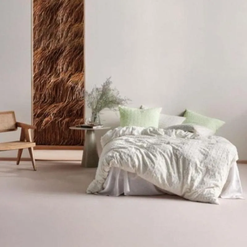 Linen House  Duvet Cover Set Mint Benedita