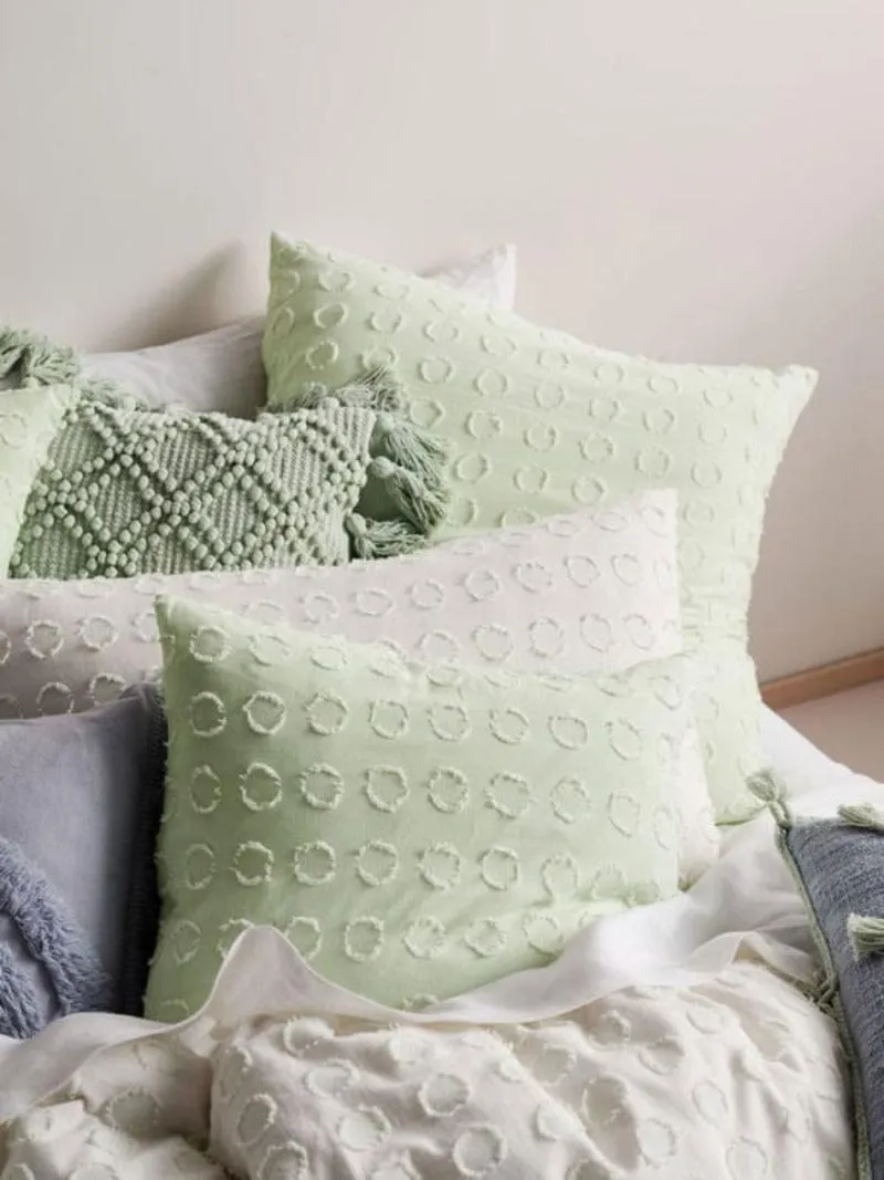 Linen House  Duvet Cover Set Mint Benedita