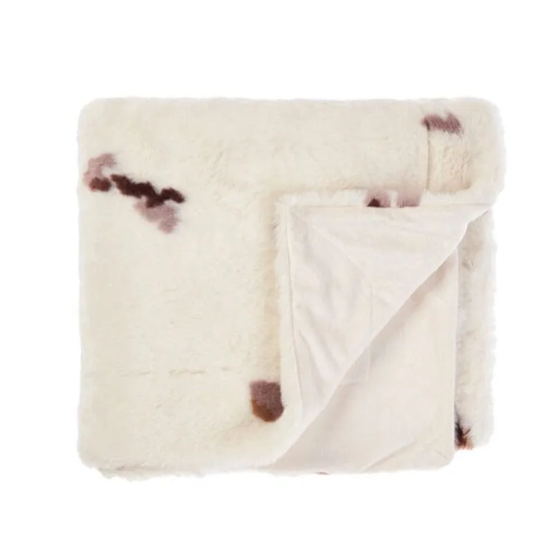 Linen House Weston Vanilla Throw 150x200