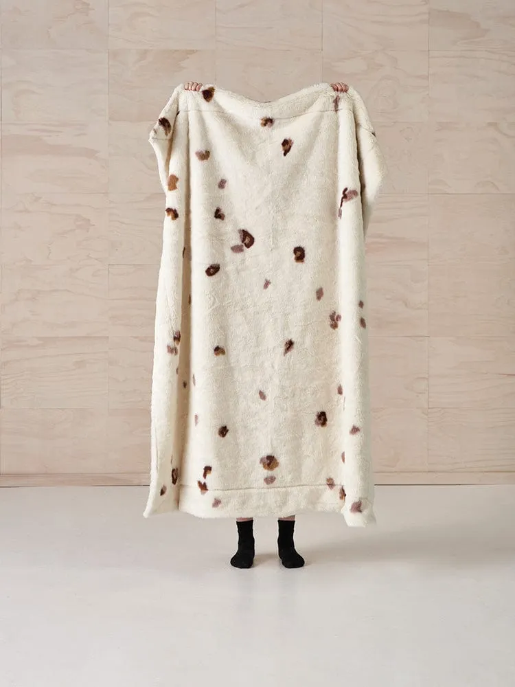 Linen House Weston Vanilla Throw 150x200