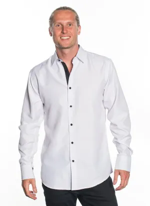 LSWG-408 MEN'S PRINTED LONG SLEEVE DRESS SHIRT