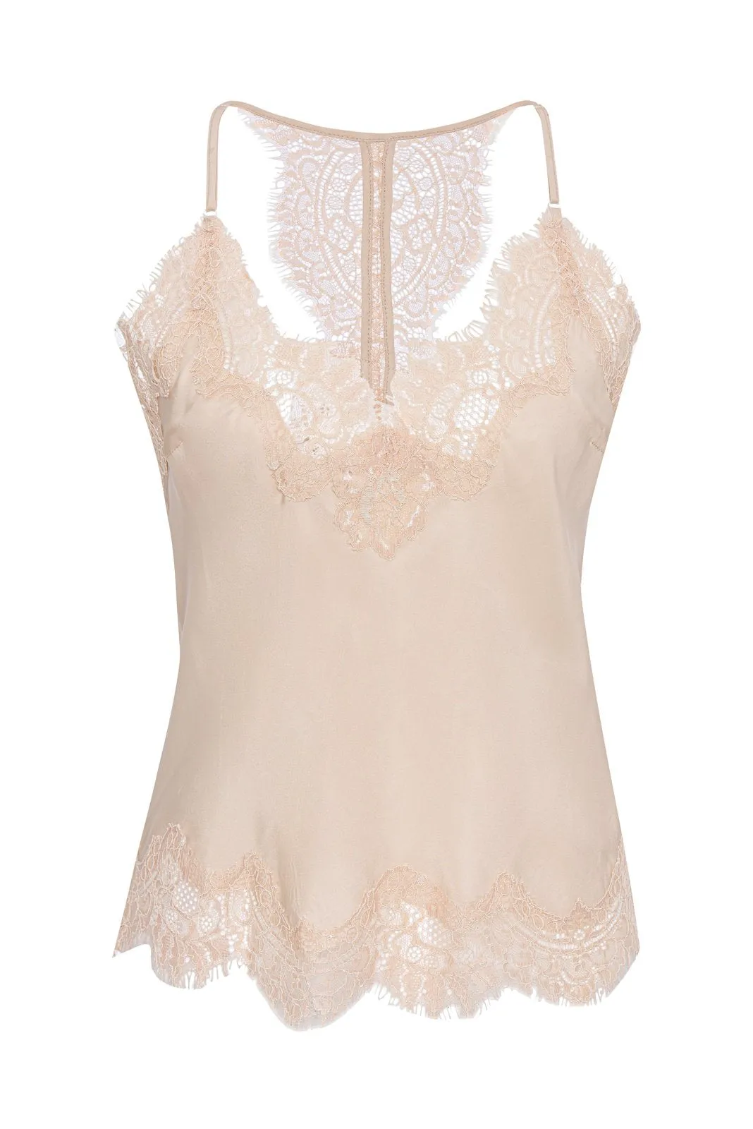 Lucy Crop Cami Cream
