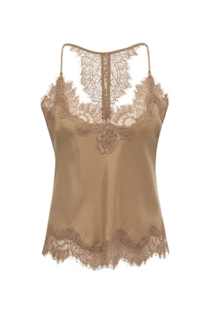 Lucy Crop Cami Desert Sand