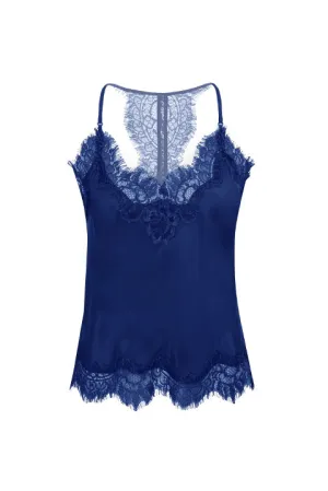 Lucy Crop Cami Night Blue