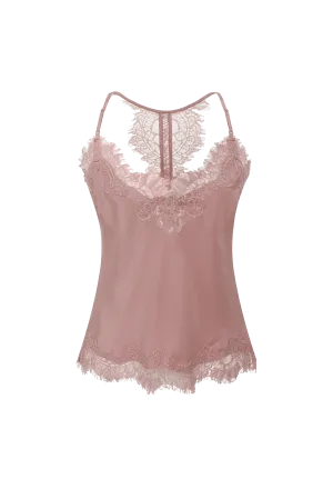 Lucy Crop Cami Pastel Rose