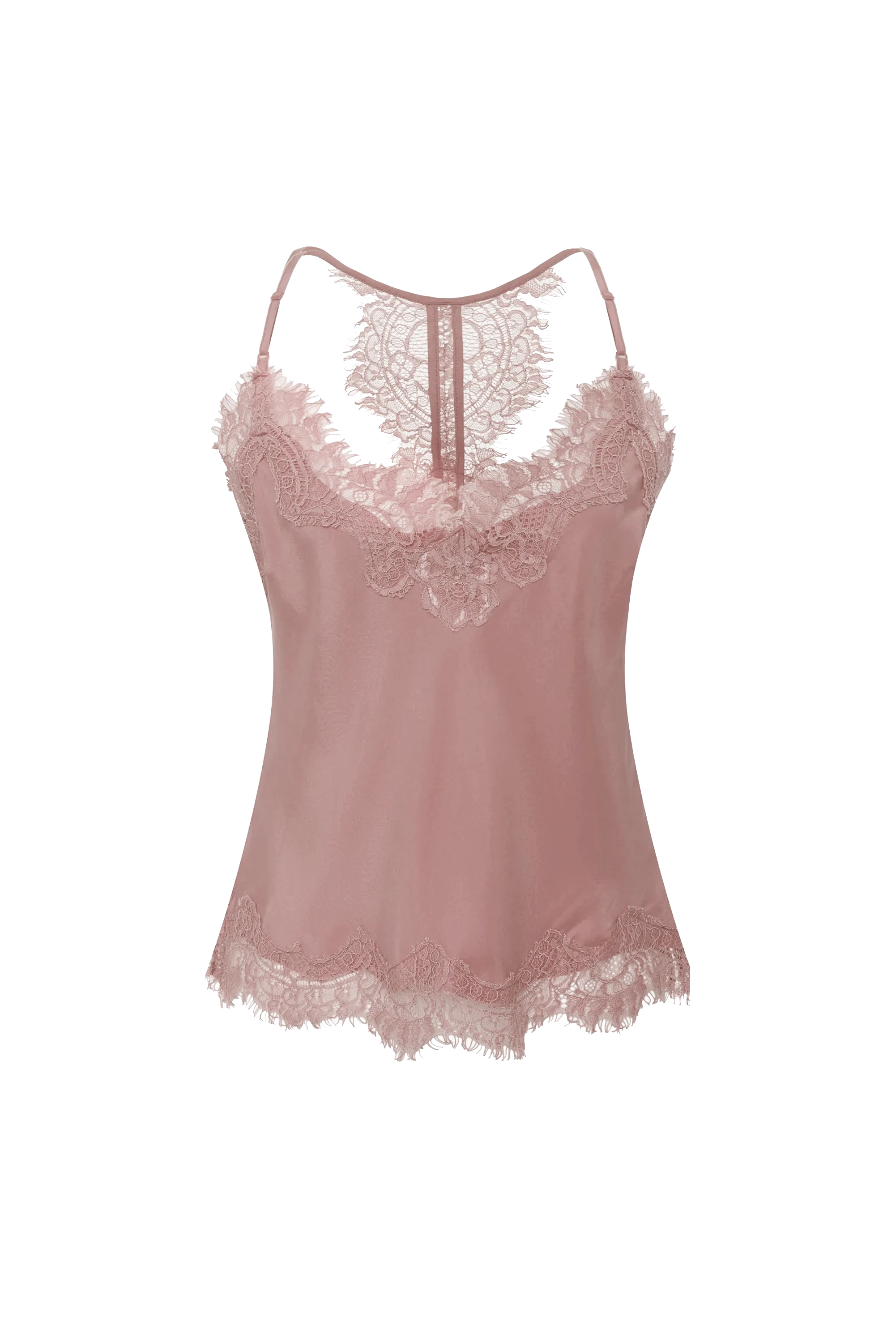 Lucy Crop Cami Pastel Rose
