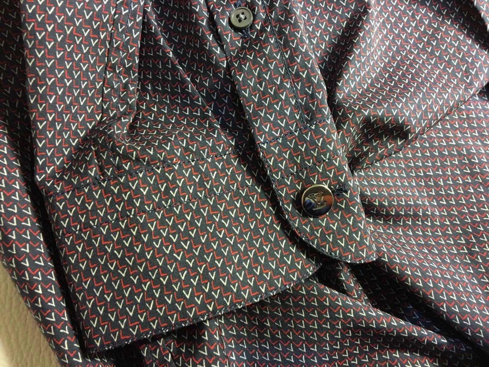 LV Initials Printed Shirt