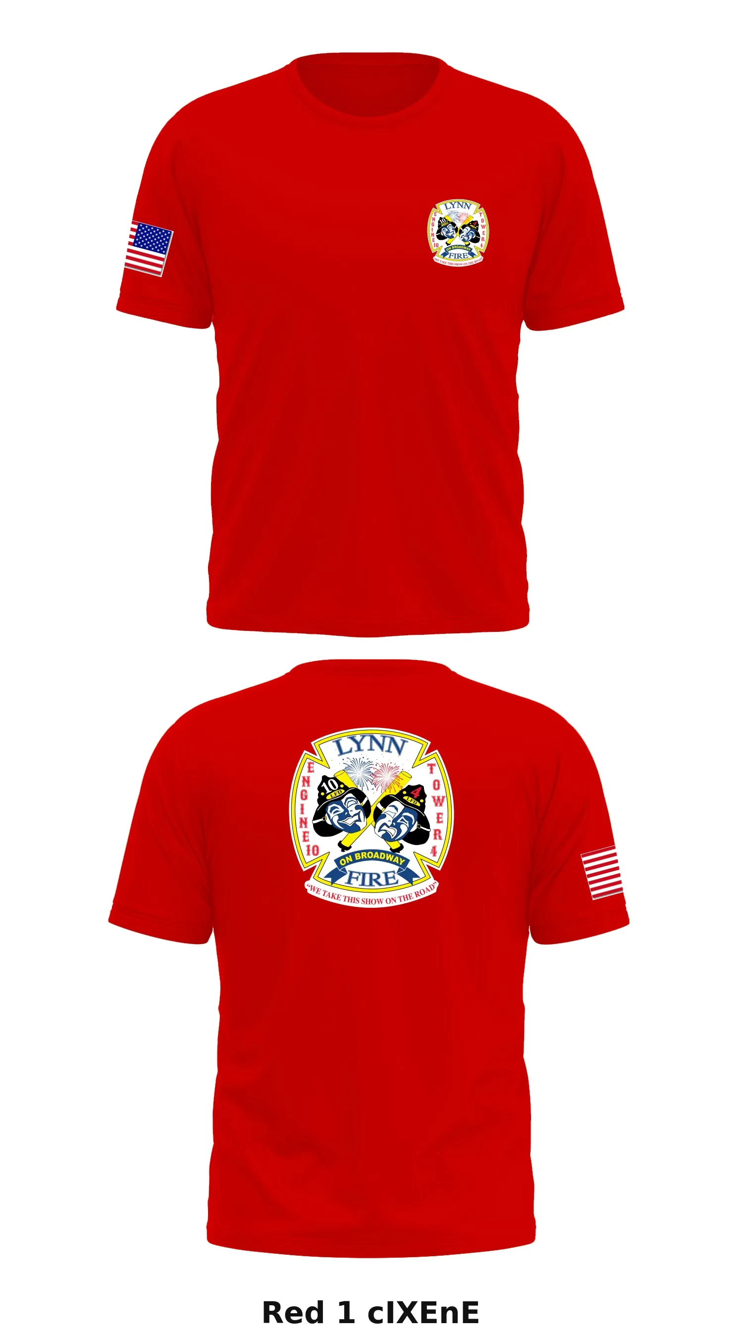 Lynn fire dept Broadway station  Store 1 Core Men's SS Performance Tee - cIXEnE