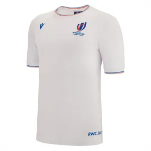 Macron Rugby World Cup 2023 Men's Small Logo T-Shirt | White