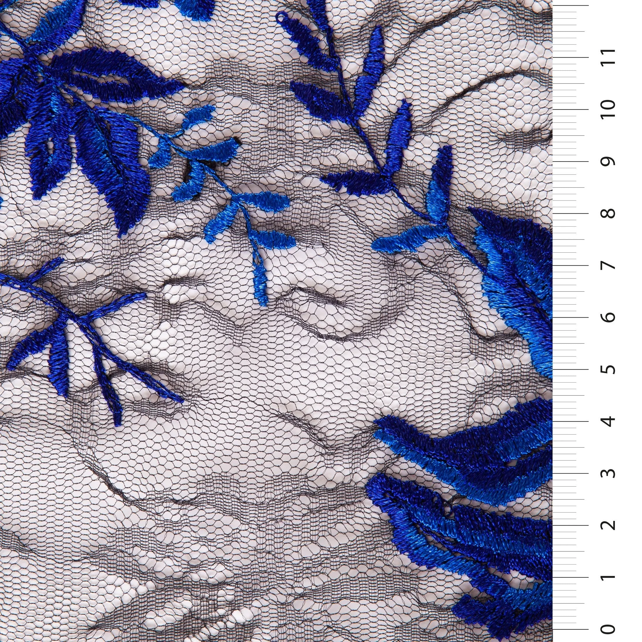 Mallorca Style Floral Embroidered Lace Fabric