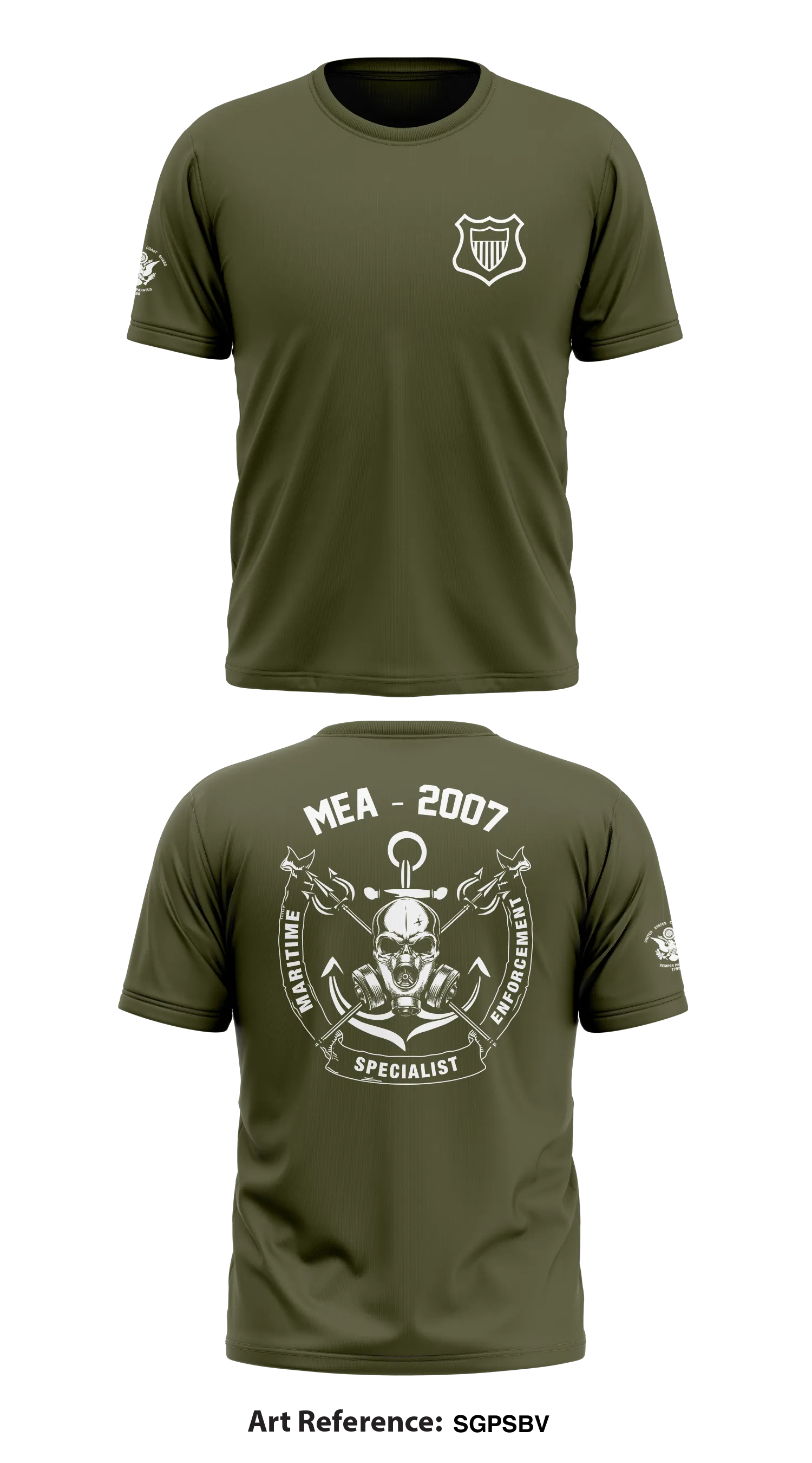 ME A school 2007 Core Men's SS Performance Tee - SgPSBV