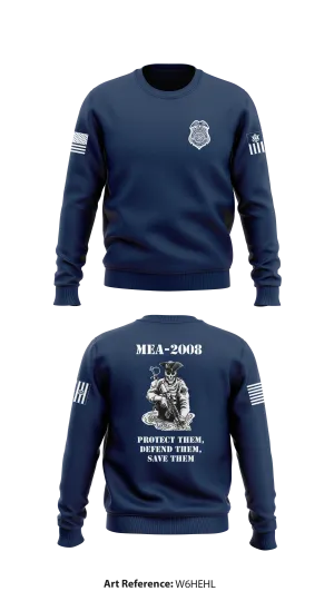 MEA-2008 Store 1 Core Men's Crewneck Performance Sweatshirt - w6heHL