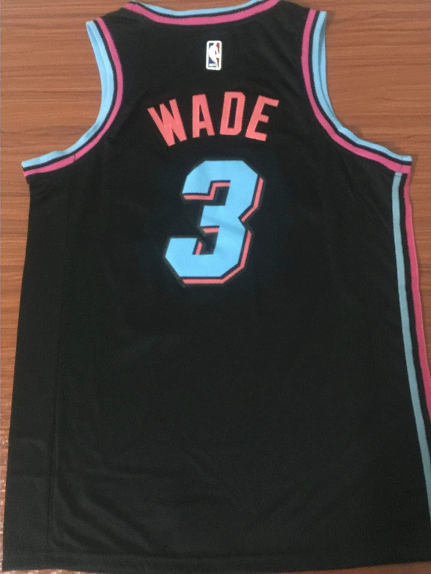 Men 3 Dwyane Wade Jersey Black Miami Heat City Edition Fanatics Swingman