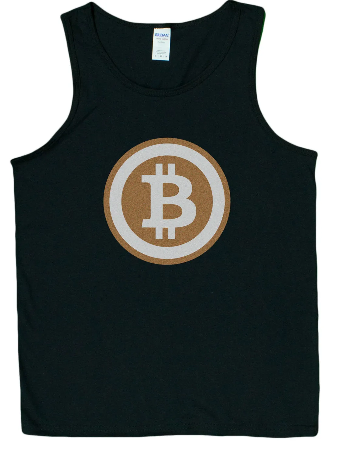 Men's Bitcoin Logo Tank Top