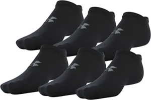 Men's Essential Lite No Show Socks 6-Pack