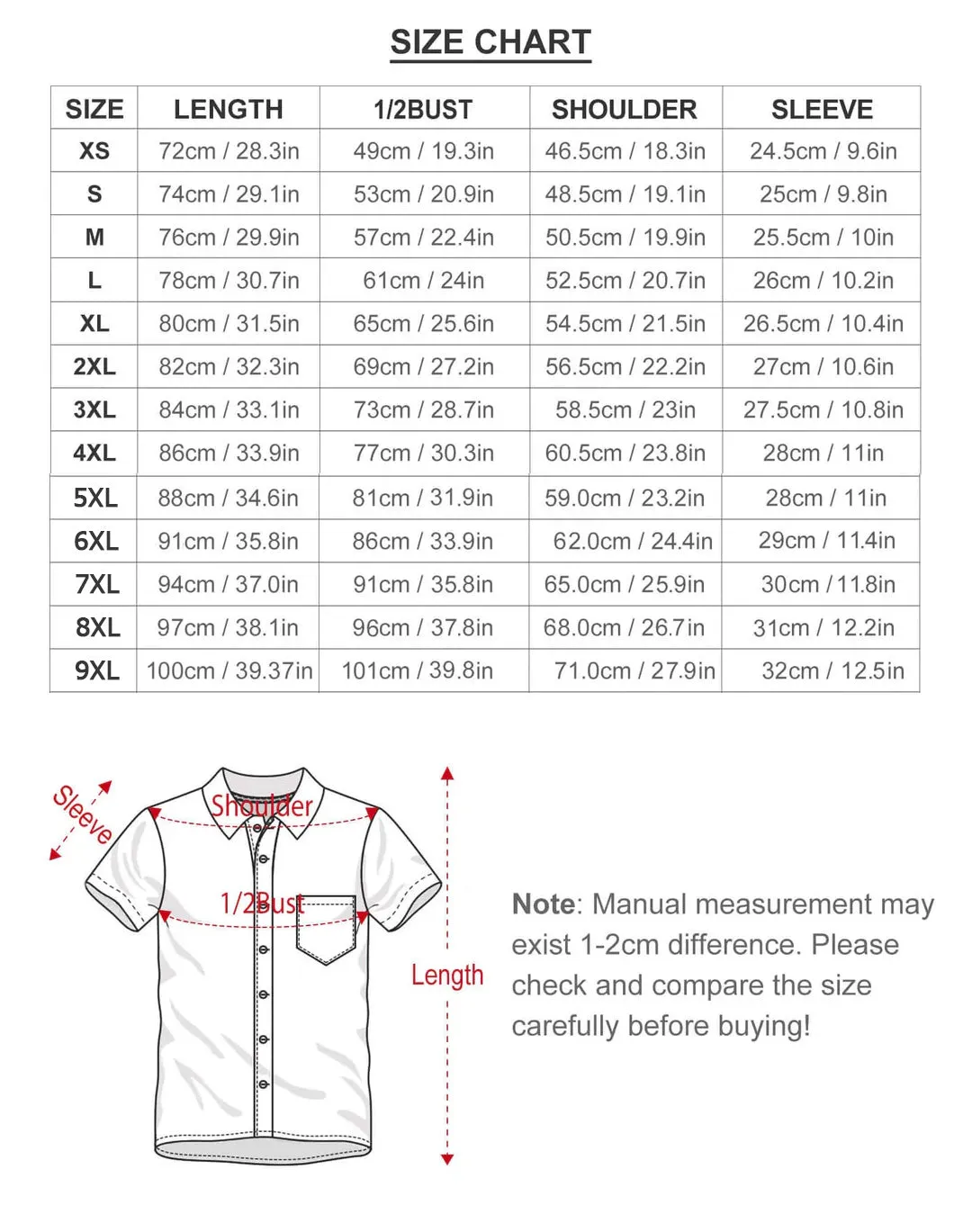 Men's Hawaiian Short Sleeve Printed Shirt