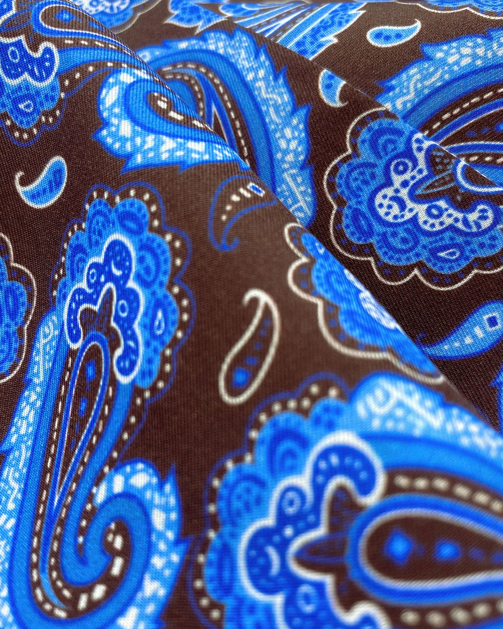 Men's Silk Aviator Scarf in Paisley - The Myers Aviator