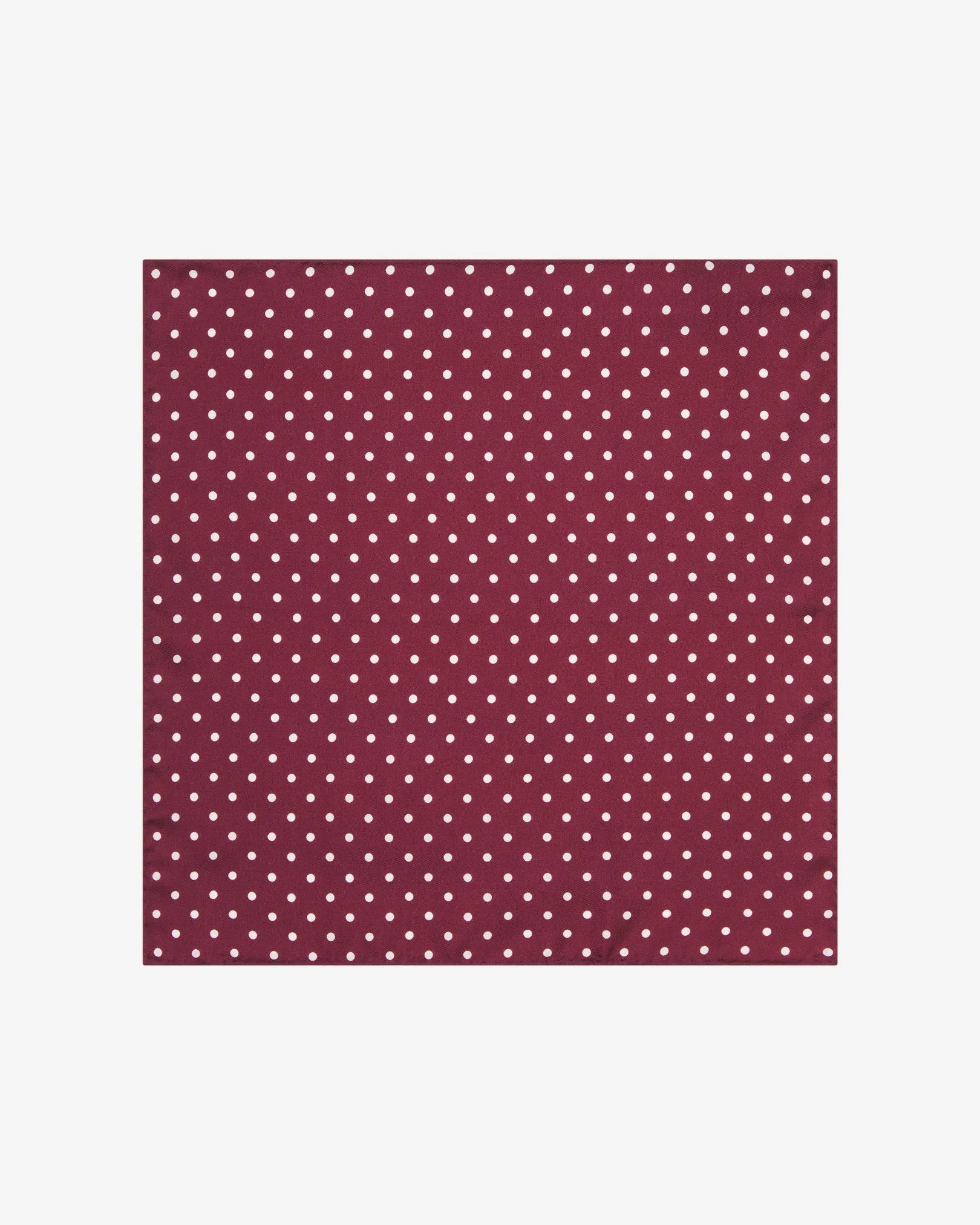 Men's Silk Polka Dot Pocket Square - The Sapporo