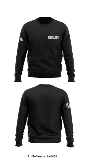 Michigan State Police Store 1 Core Men's Crewneck Performance Sweatshirt - bxGRpB