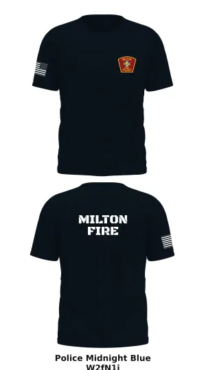 Milton Fire Department  Store 1 Core Men's SS Performance Tee - W2fN1i