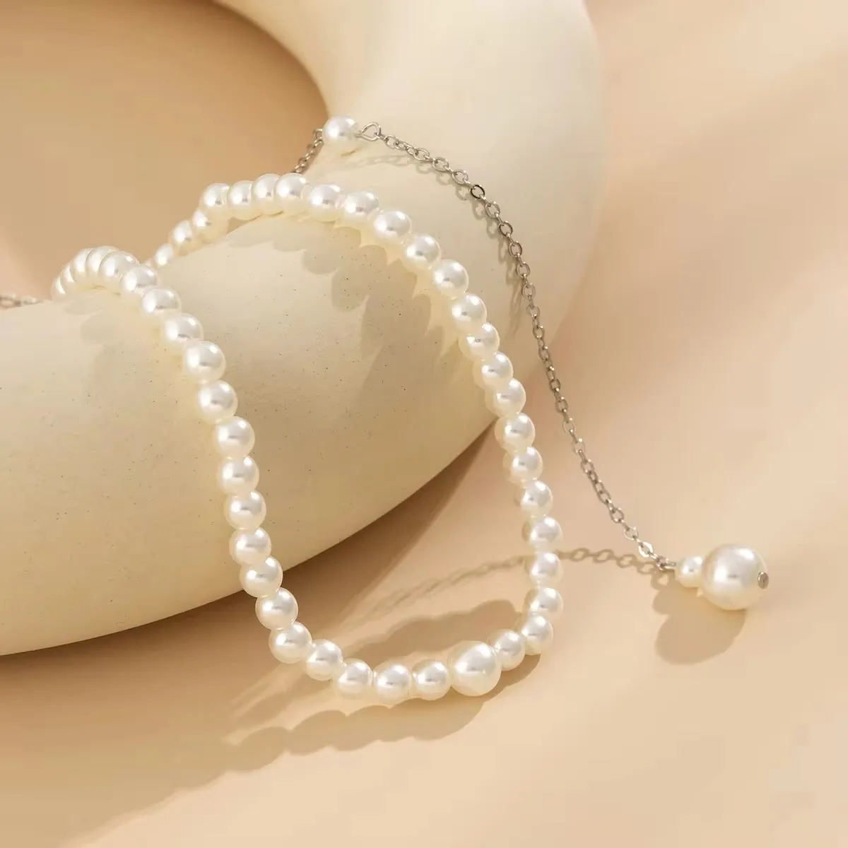 Moonlight Pearl Vintage Necklace