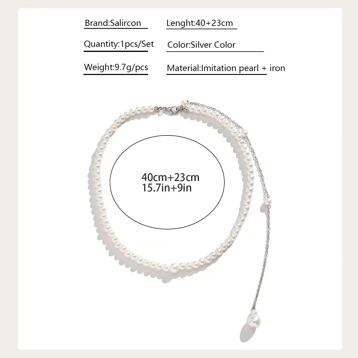 Moonlight Pearl Vintage Necklace