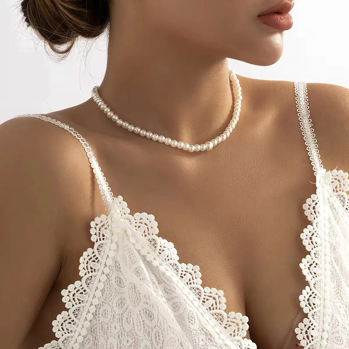 Moonlight Pearl Vintage Necklace