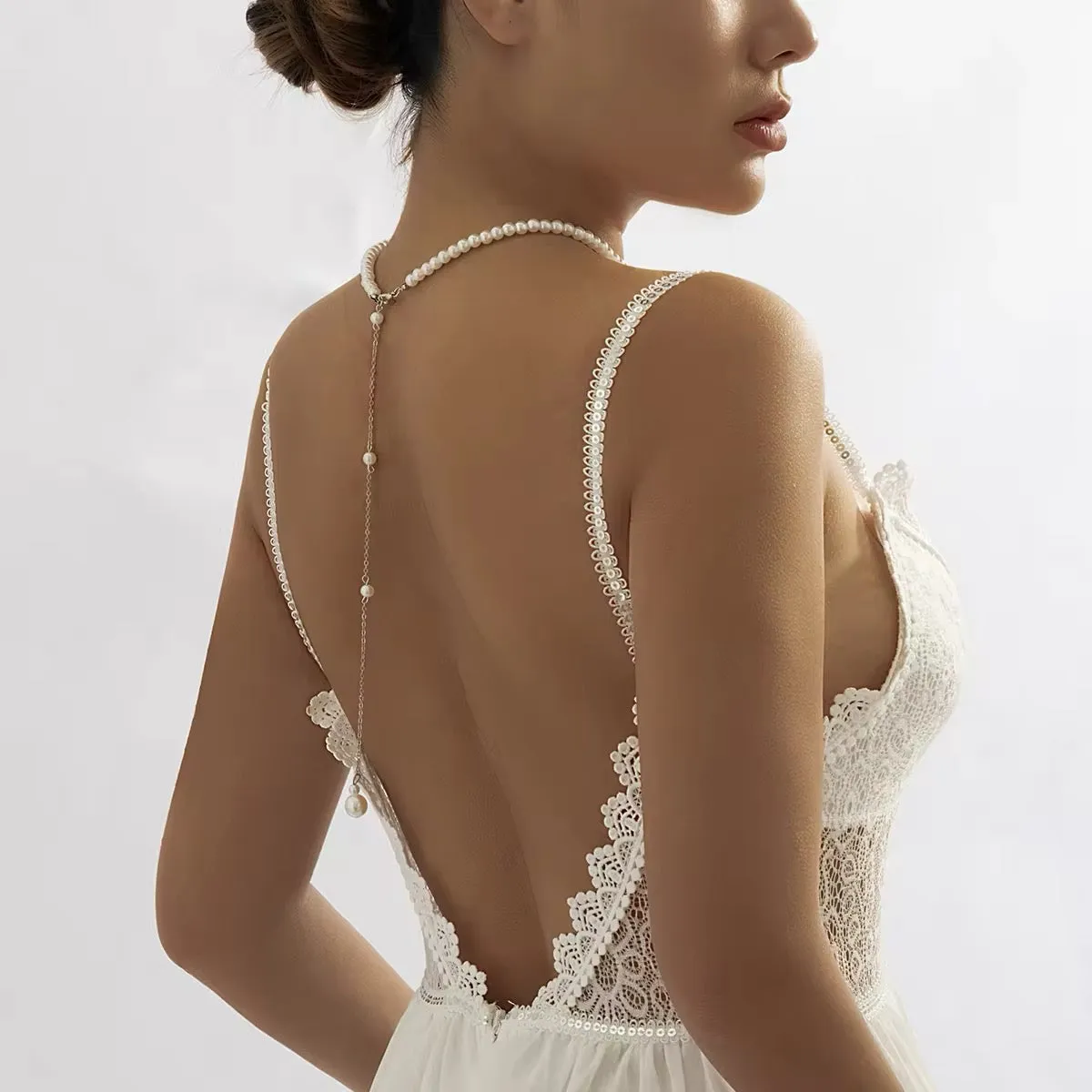 Moonlight Pearl Vintage Necklace