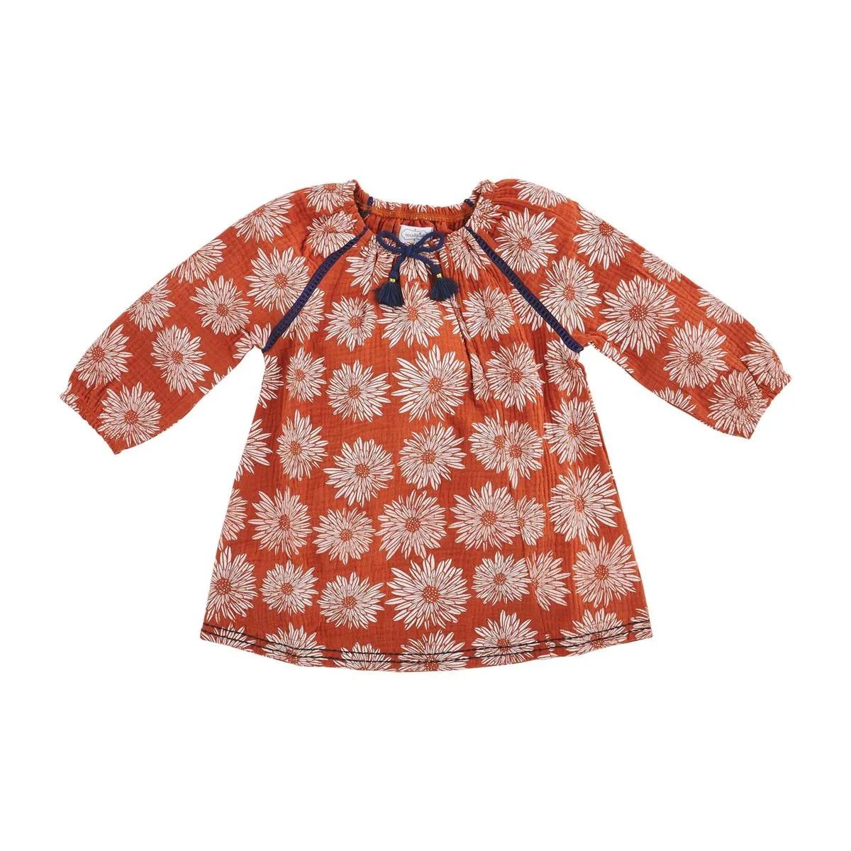 Mud Pie Rust Floral Dress