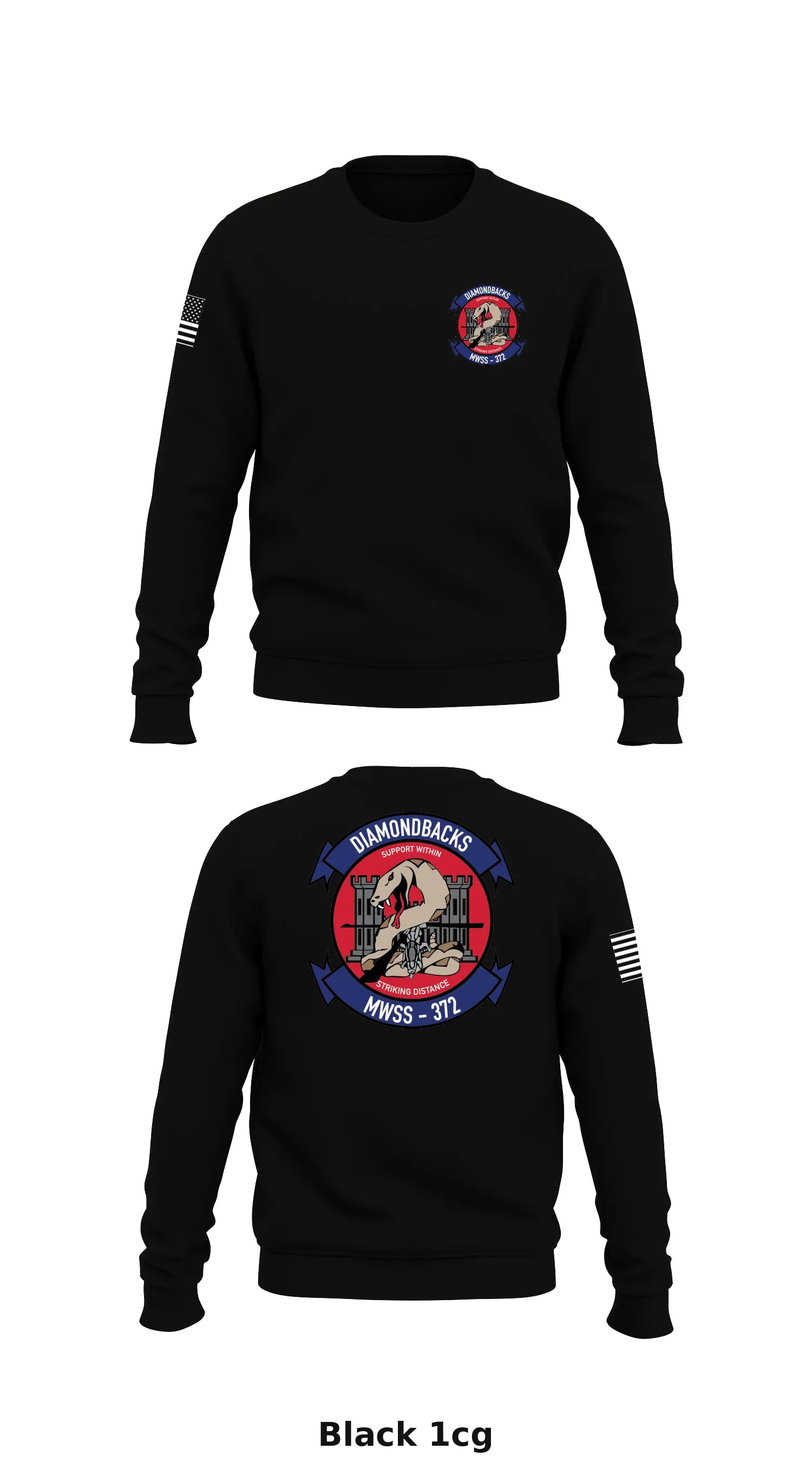 MWSS 372 Store 1 Core Men's Crewneck Performance Sweatshirt - 1cg