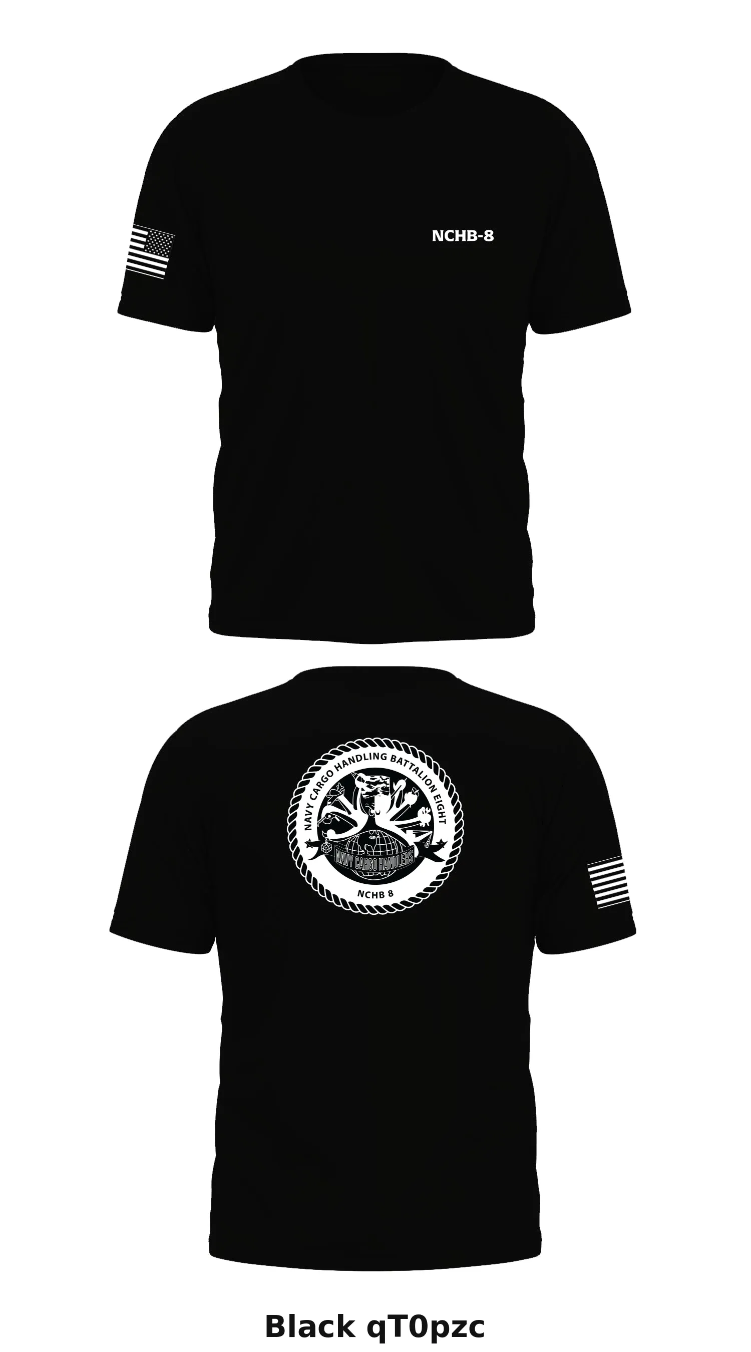 Navy Cargo Handling Battalion 8  Store 1 Core Men's SS Performance Tee - qT0pzc
