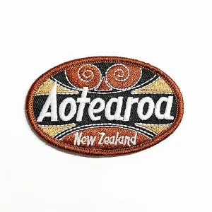 New Zealand Aotearoa Iron-on Badge