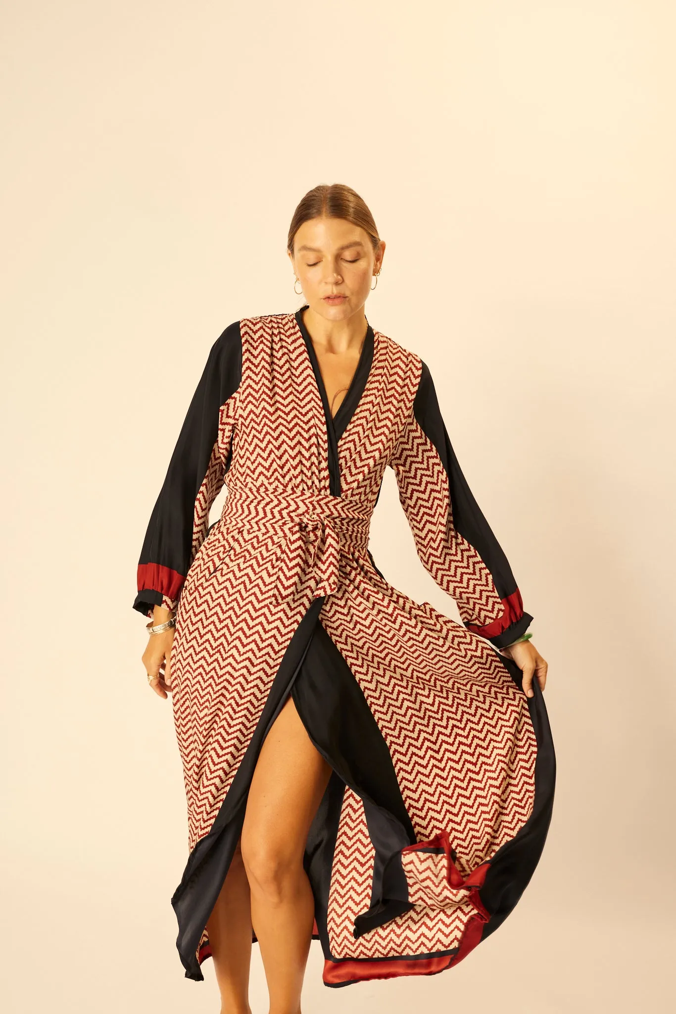 NICO L/S MAXI WITH SASH