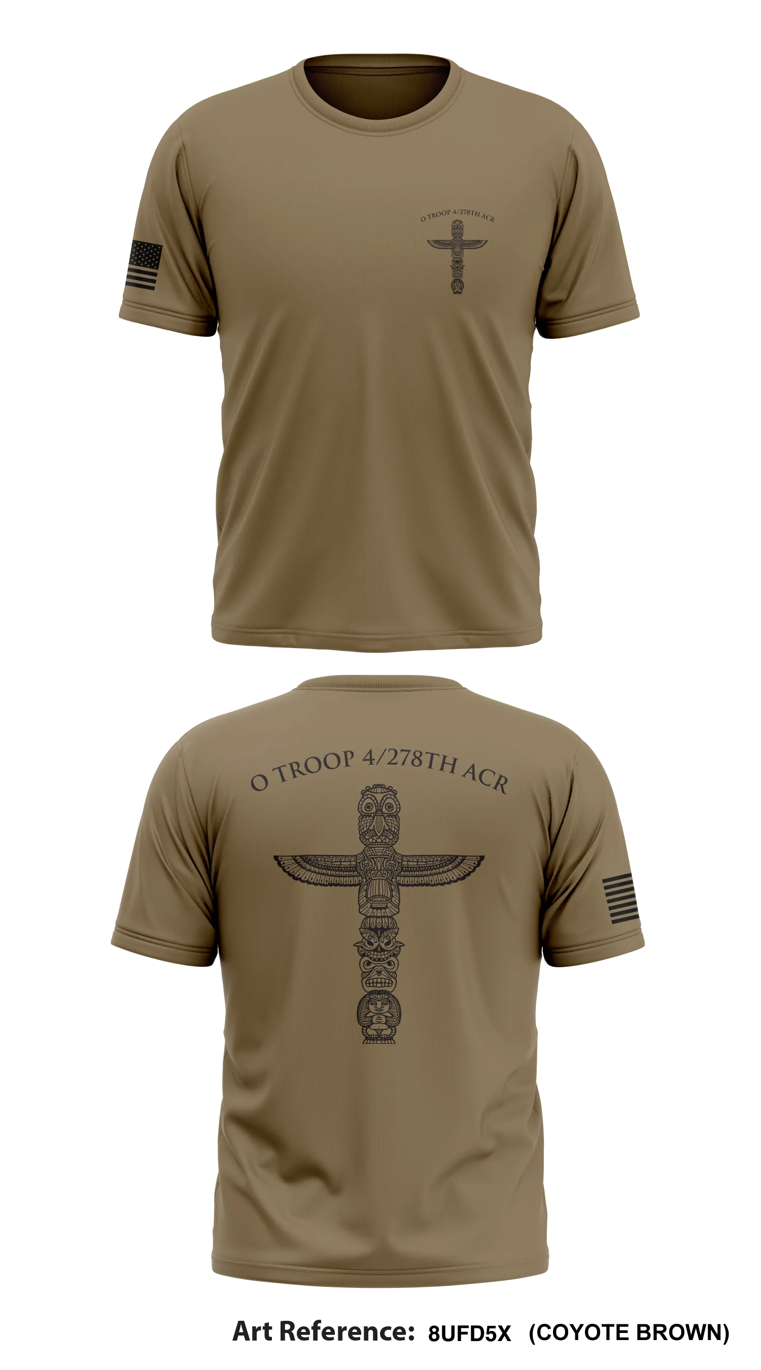 O Troop 4/278th ACR Store 1 Core Men's SS Performance Tee - 8uFD5x