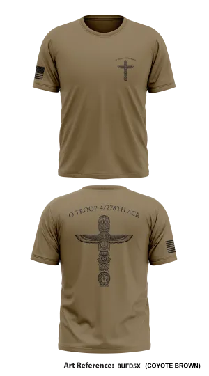 O Troop 4/278th ACR Store 1 Core Men's SS Performance Tee - 8uFD5x