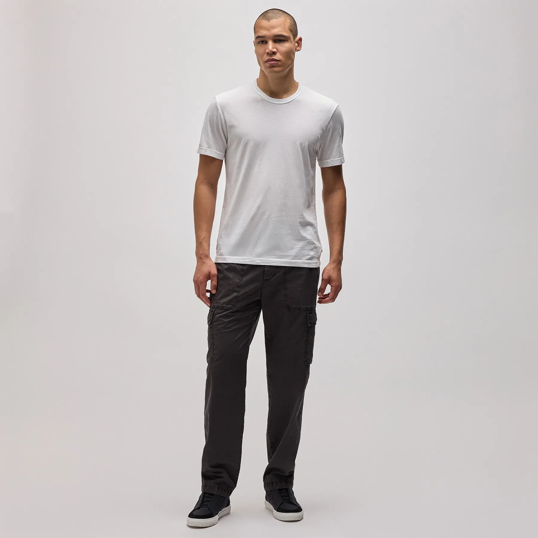 Ombrè Palms Graphic Tee - White/Blue