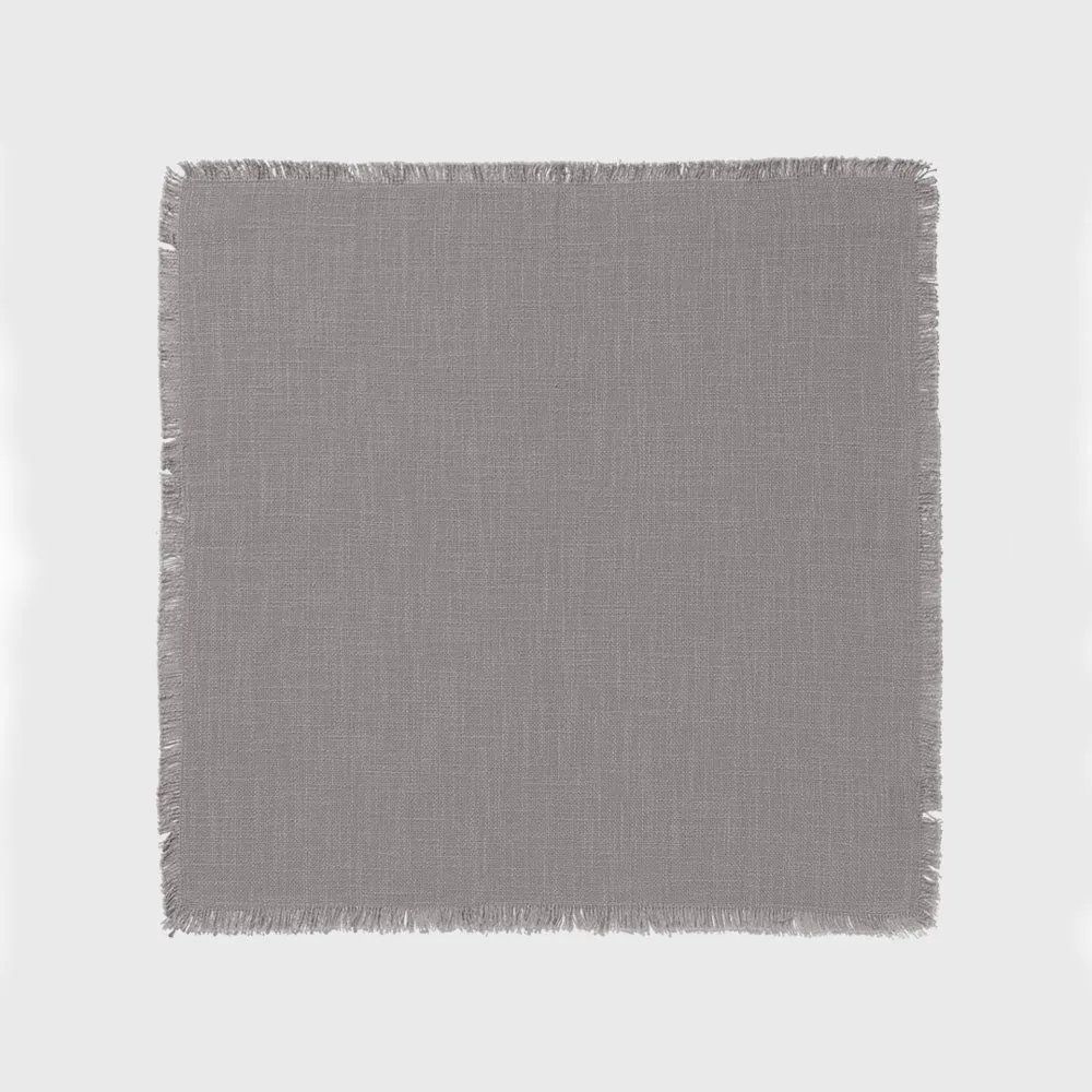 Organic Cotton Grey Napkins (Set of 4)