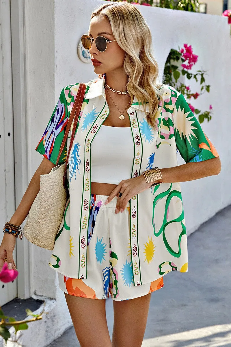 Painter's Paradise Shirt & Shorts Set