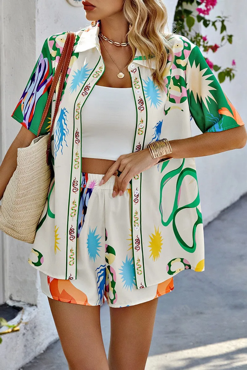 Painter's Paradise Shirt & Shorts Set
