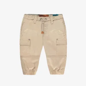 Pantalon beige avec poches cargo, bébé || Beige pants with cargo pockets, baby